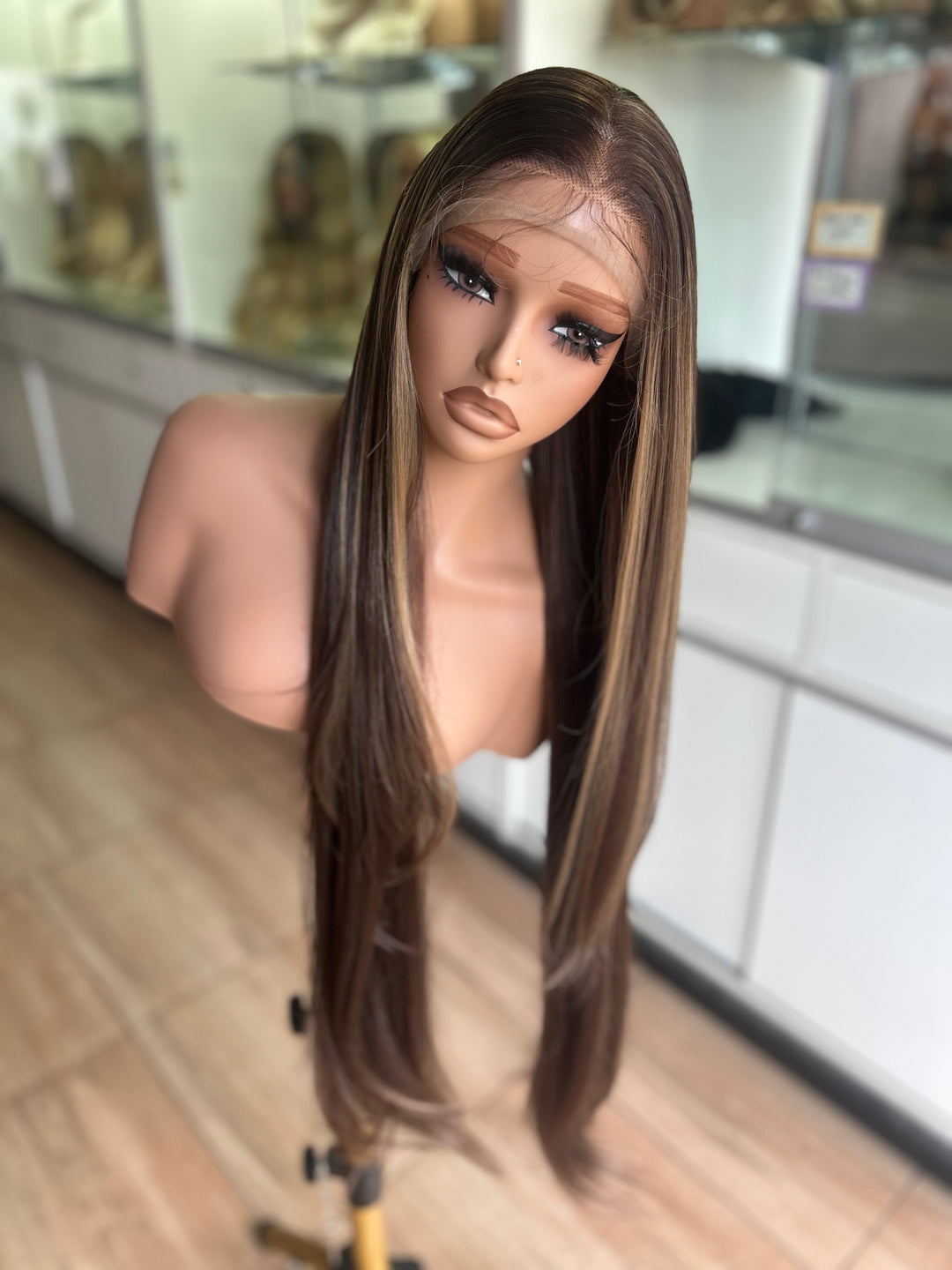 The Camila – Caramel Silk Straight