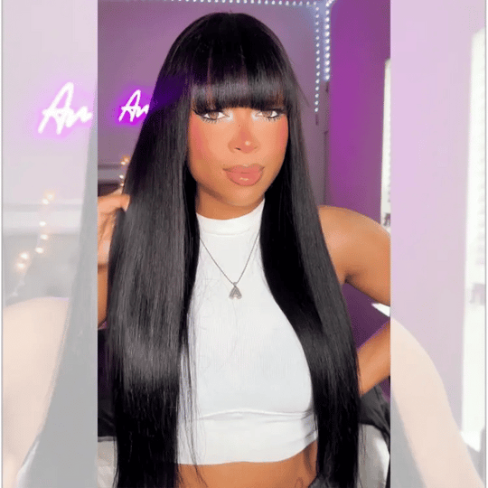 The Naomi Straight Bang Wig