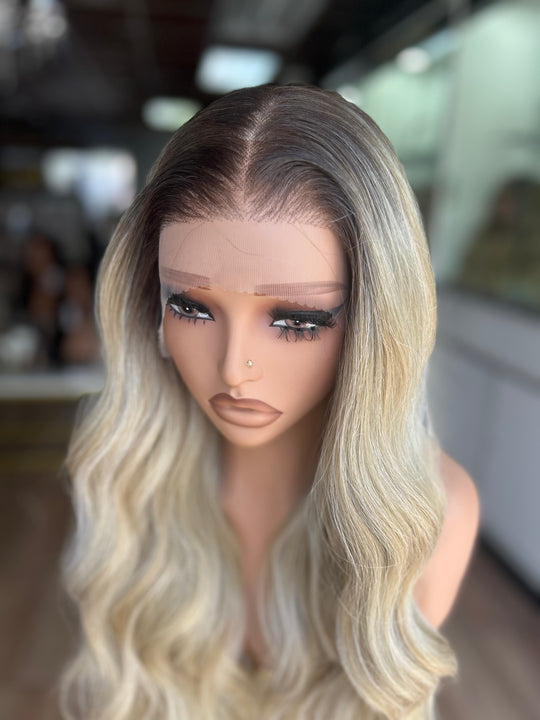 Island Blonde Waves – 360 Glueless Wig