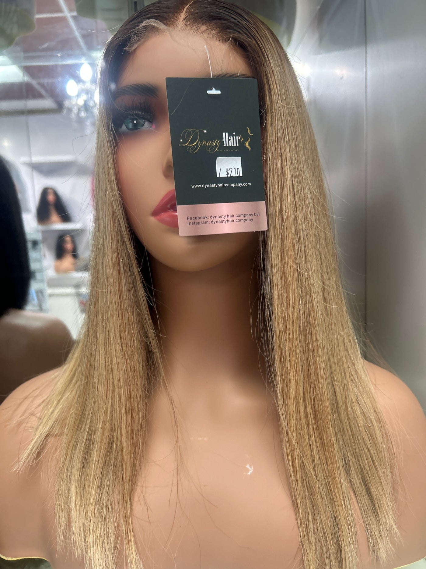2x6 closure wig ash blond 12” stw