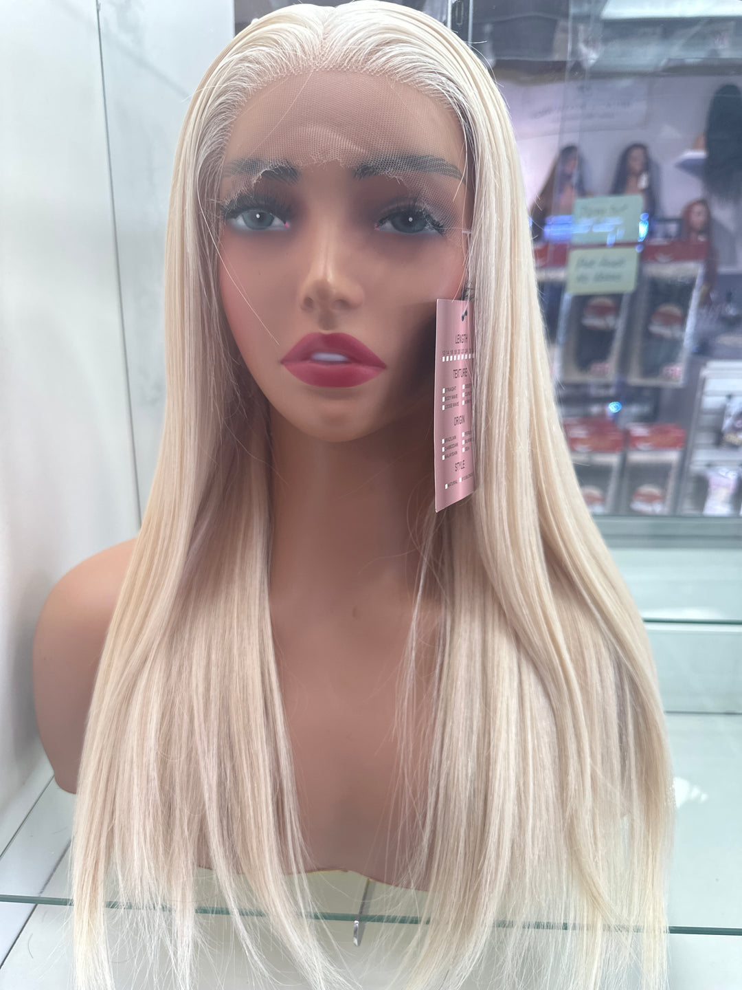 Dynasty Platinum Blonde 613 HD Frontal Wig – 13x4 | 250% Density