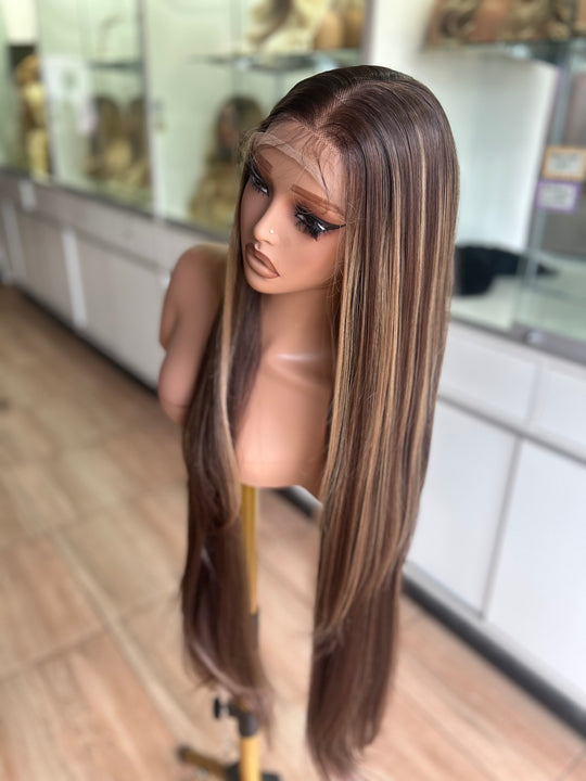 The Camila – Caramel Silk Straight