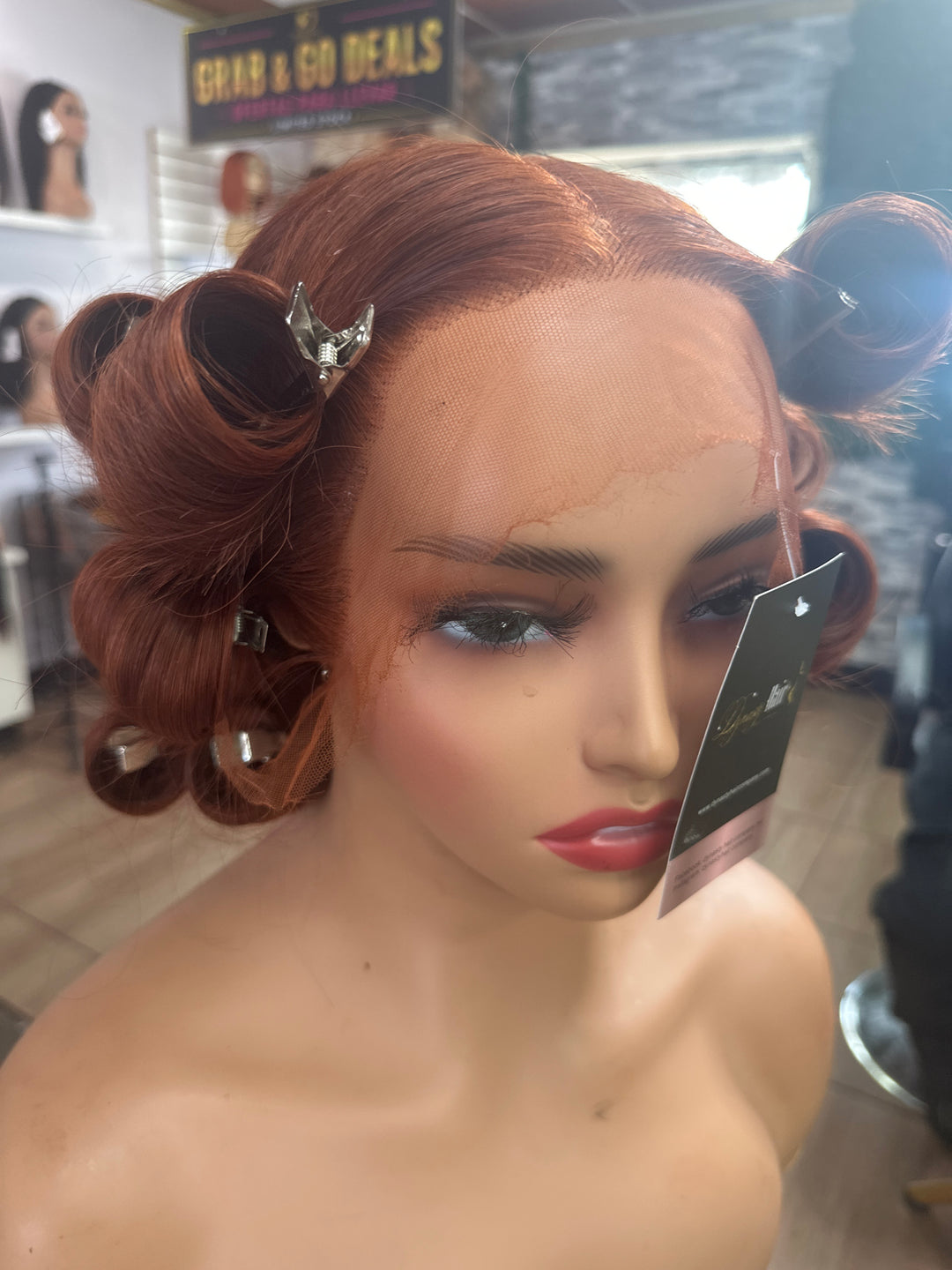 Cinnamon Luxe Bob – 13x6 HD Lace Wig