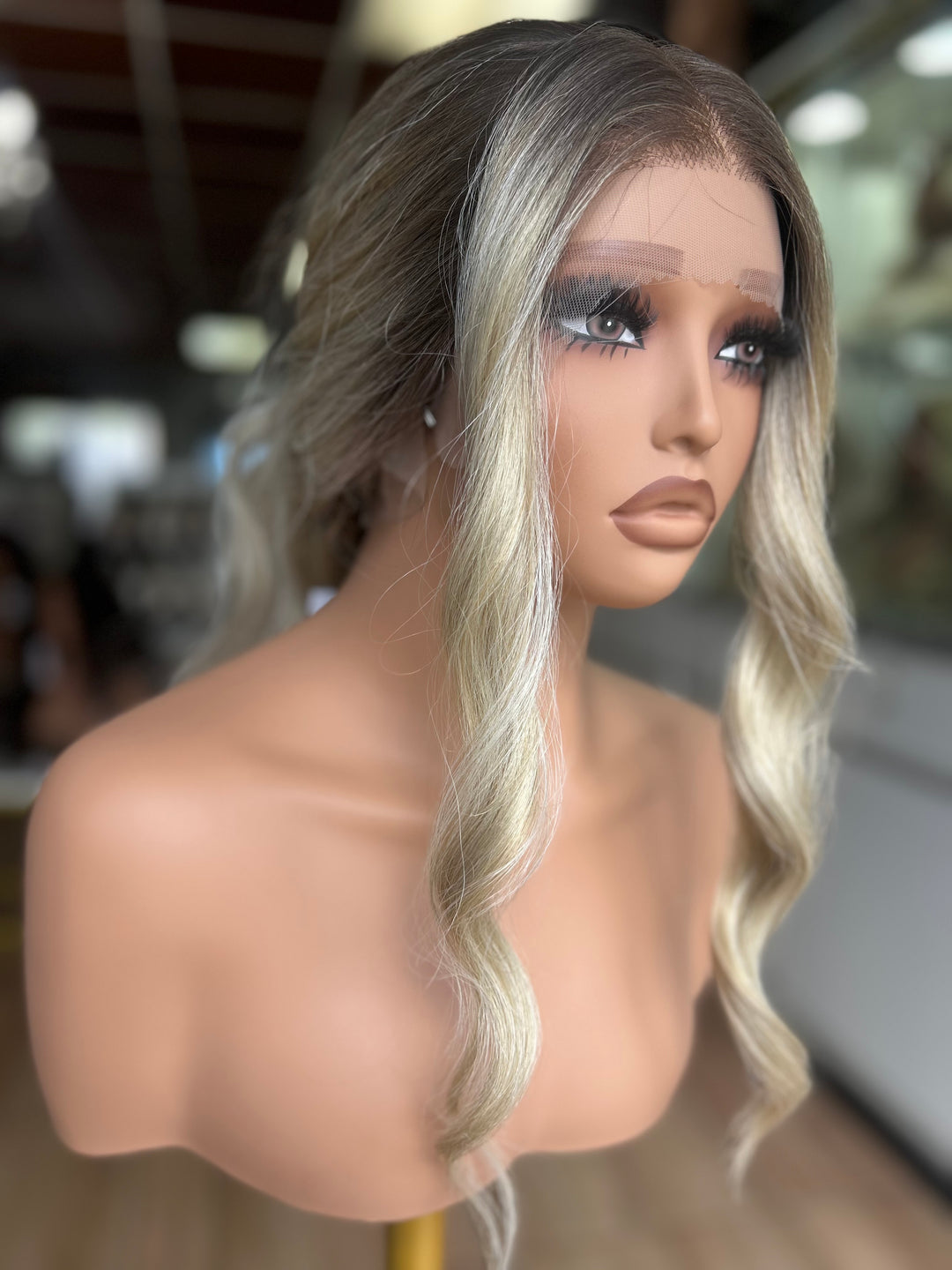 Island Blonde Waves – 360 Glueless Wig