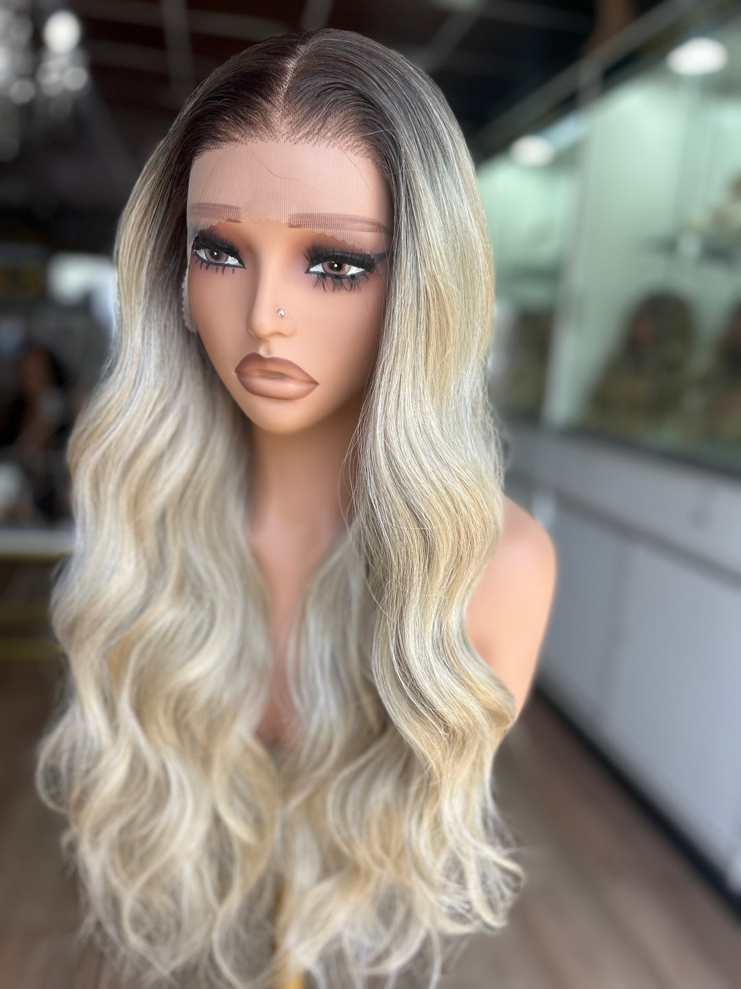 Island Blonde Waves – 360 Glueless Wig