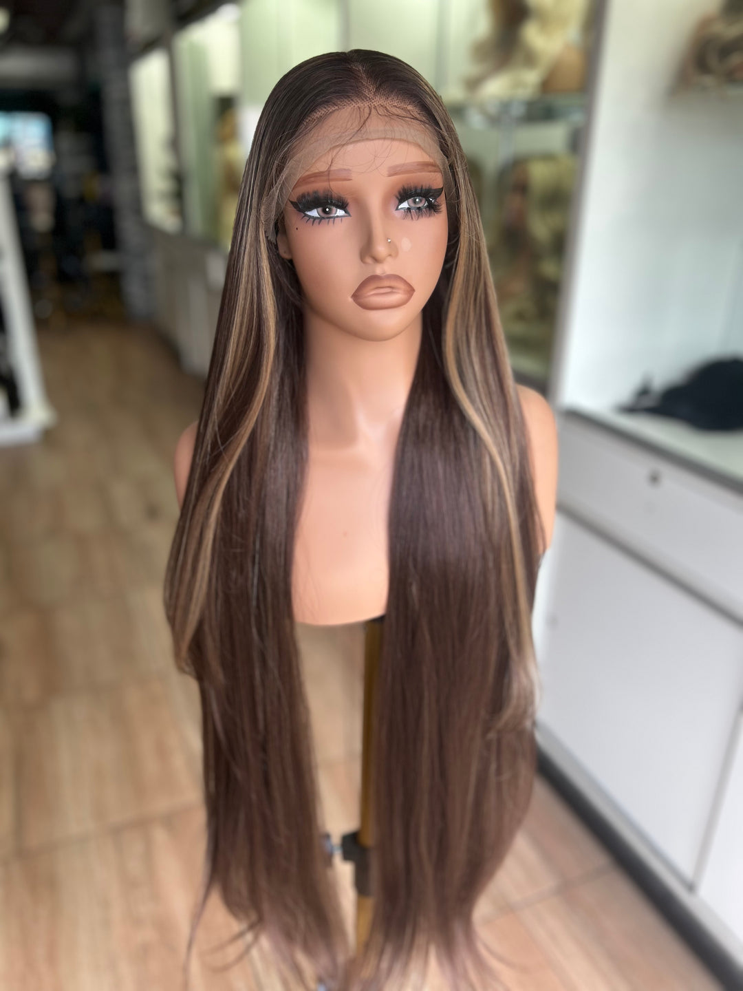 The Camila – Caramel Silk Straight