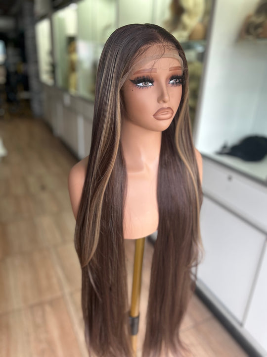 The Camila – Caramel Silk Straight
