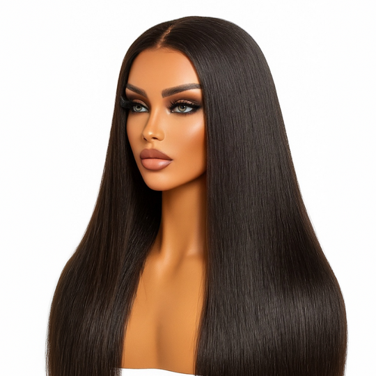 Dynasty 5x5 HD Glueless Kinky Straight Wig