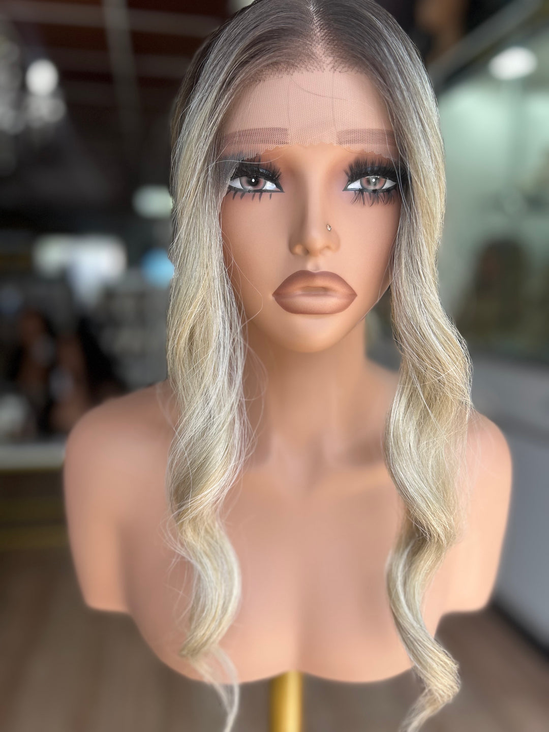 Island Blonde Waves – 360 Glueless Wig