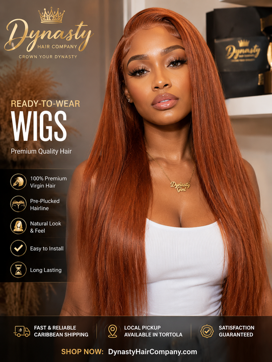 Cinnamon Silk Straight 13x4 Frontal Wig • 