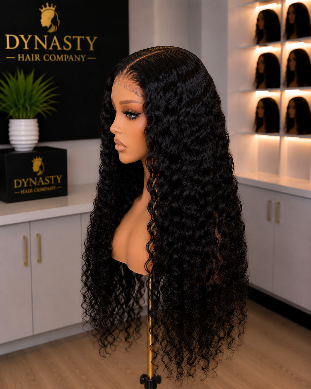 Cane Garden Curl – Deep Wave Wig Luxury Deep Wave Texture • Glueless Ready-to-Wear Wig