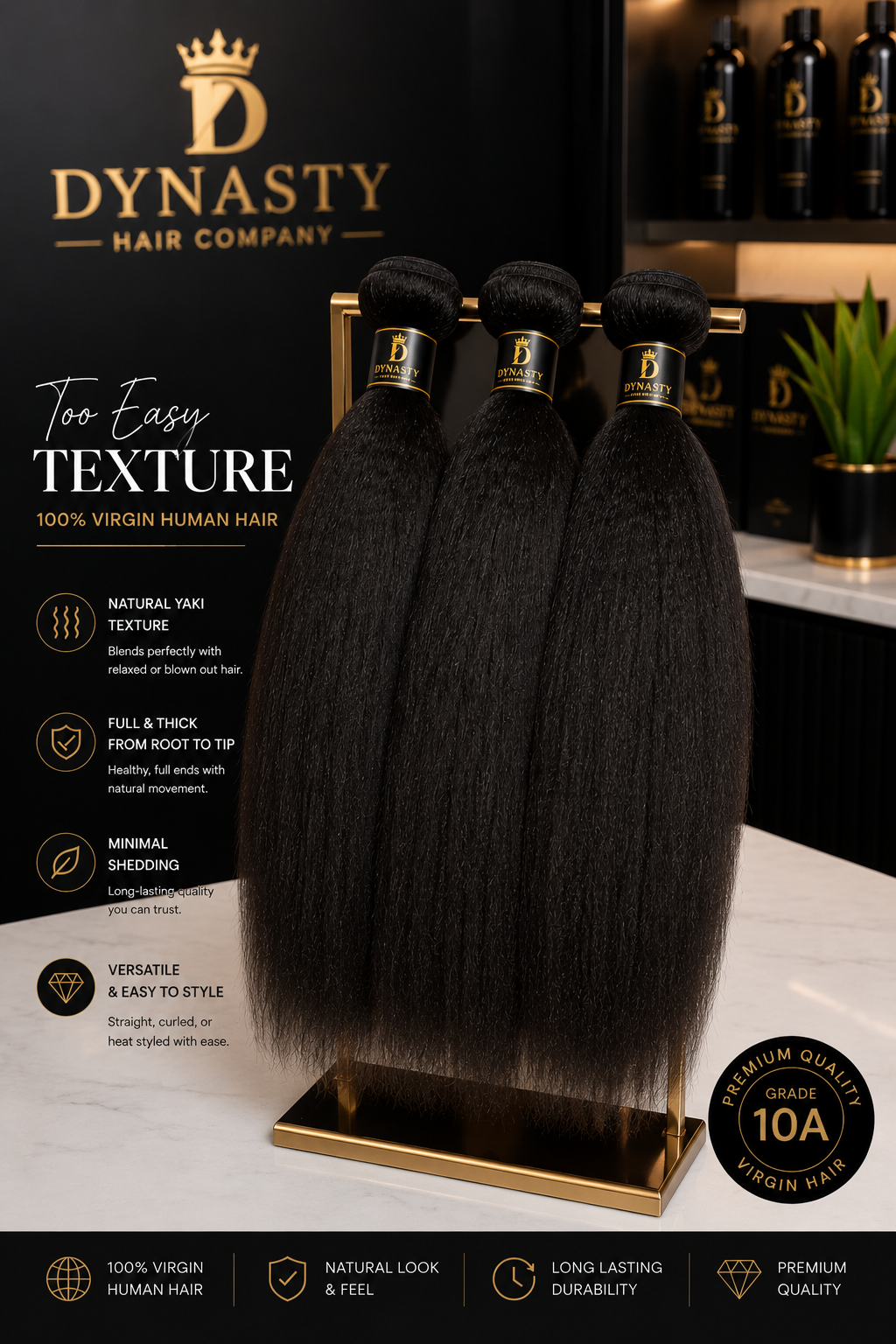 Royal Pressed Kinks – Kinky Straight Virgin Hair Bundles