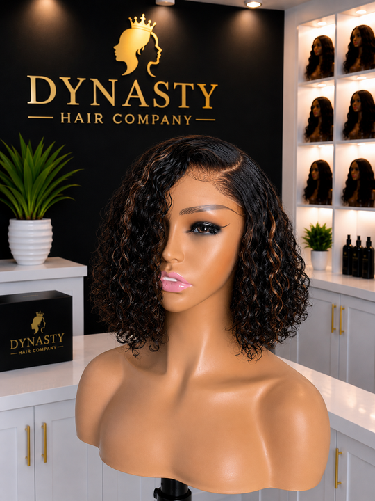 Pixie 5x5 HD Lace Glueless Wig – 8” Tapered Bob