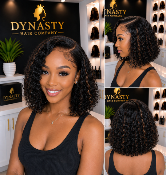Pixie 5x5 HD Lace Glueless Wig – 8” Tapered Bob