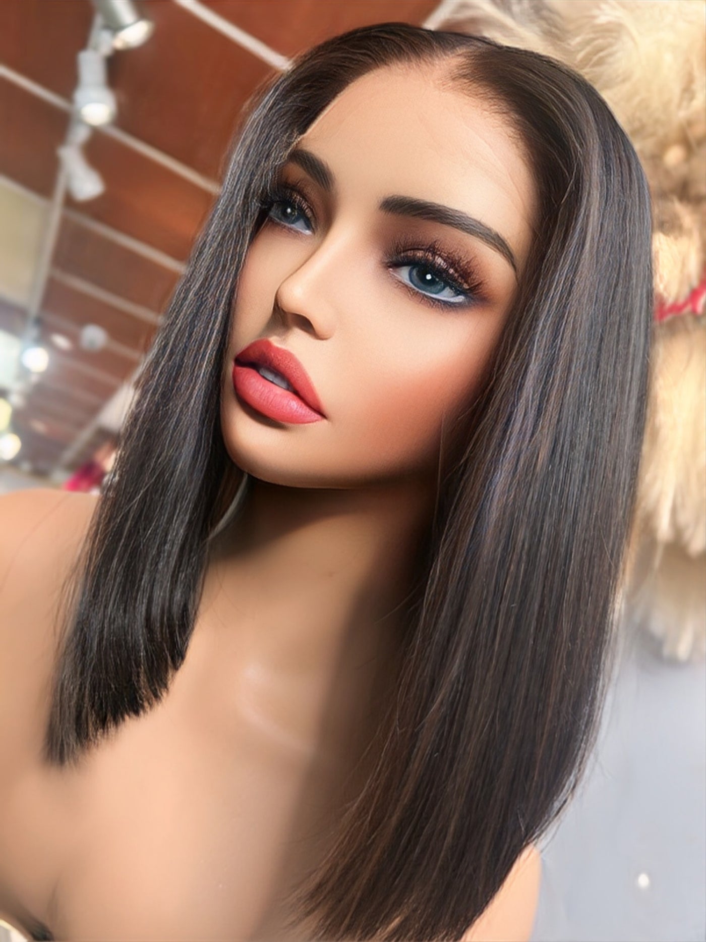 Silk Dynasty Luxe Fringe Bob – HD Closure Wig 10”
