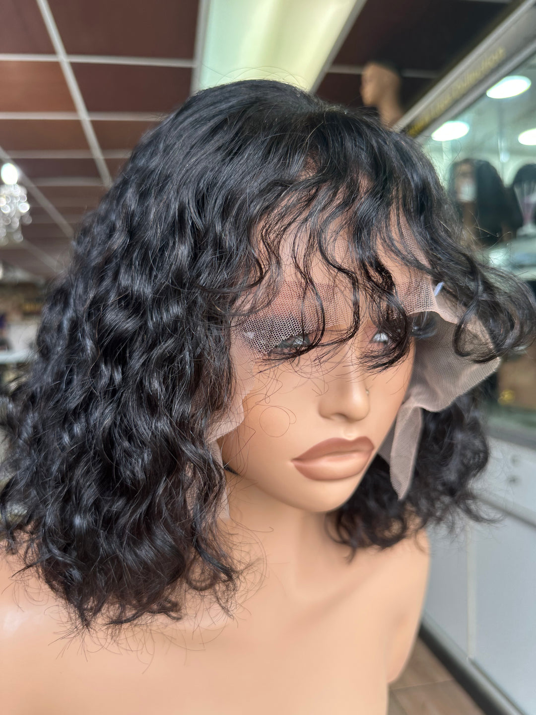 Nia Wavy Bang Wig