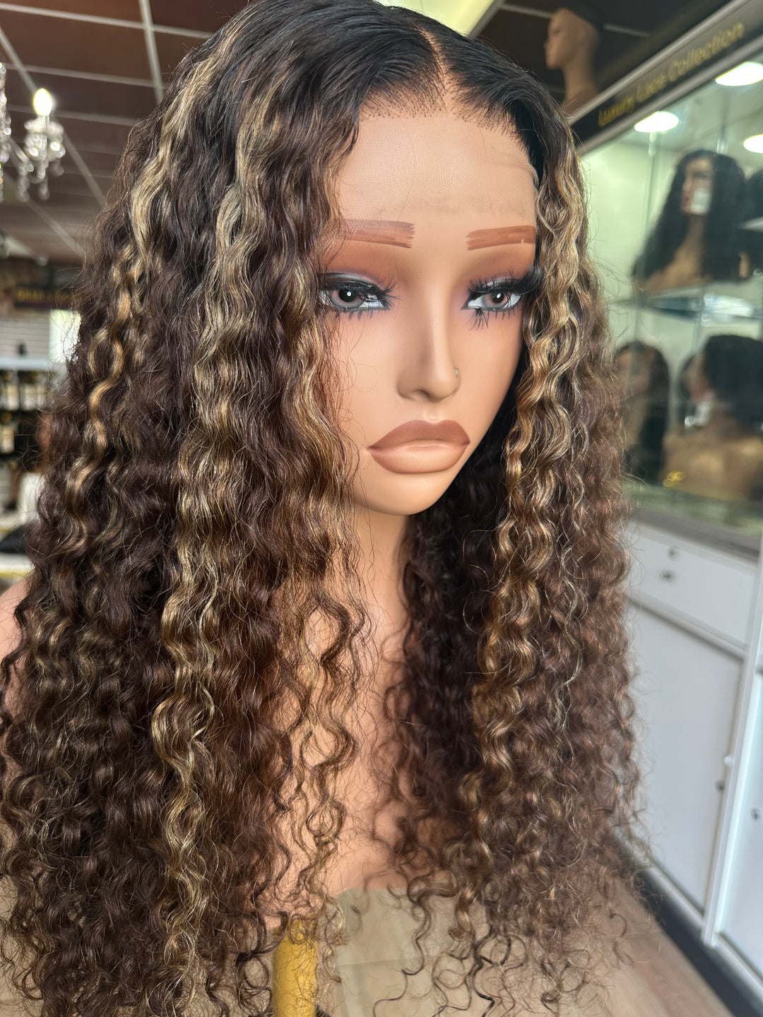 Mocha Curl HD Wig
