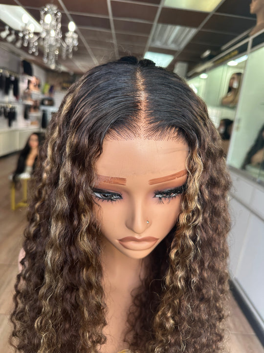 Mocha Curl HD Wig