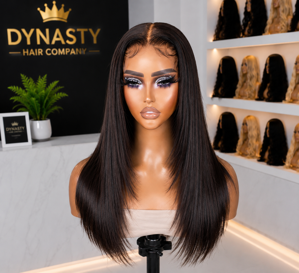 Silk Press Layers 5x5 Closure Wig

16” Ready-to-Wear Straight Wig • HD 5x5 Closure • Soft Face-Framing Layers