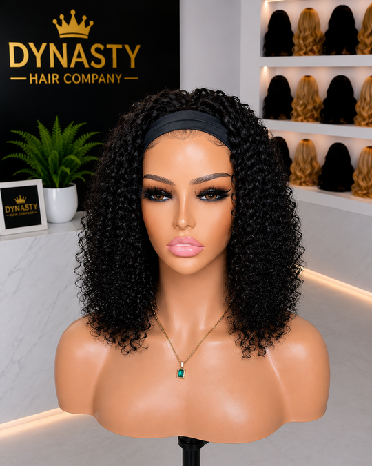 Head band wig