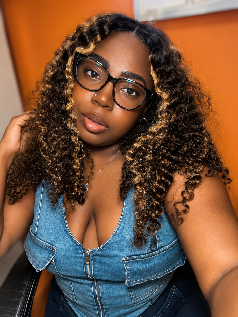 Golden Tide Wave – Water Wave Glueless Wig draw string