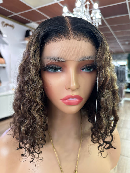 Mocha Curl 5×5 Lace Wig