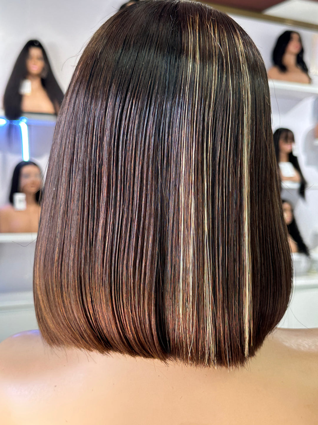 Dynasty Signature Asymmetrical Bob – 12" 5x5 Ready-to-Wear