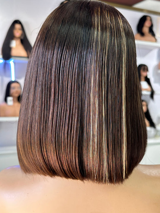 Dynasty Signature Asymmetrical Bob – 12" 5x5 Ready-to-Wear