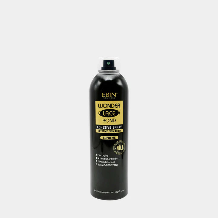 EBIN WONDER LACE BOND ADHESIVE SPRAY EXTREME FIRM HOLD SUPREME 0.2 oz