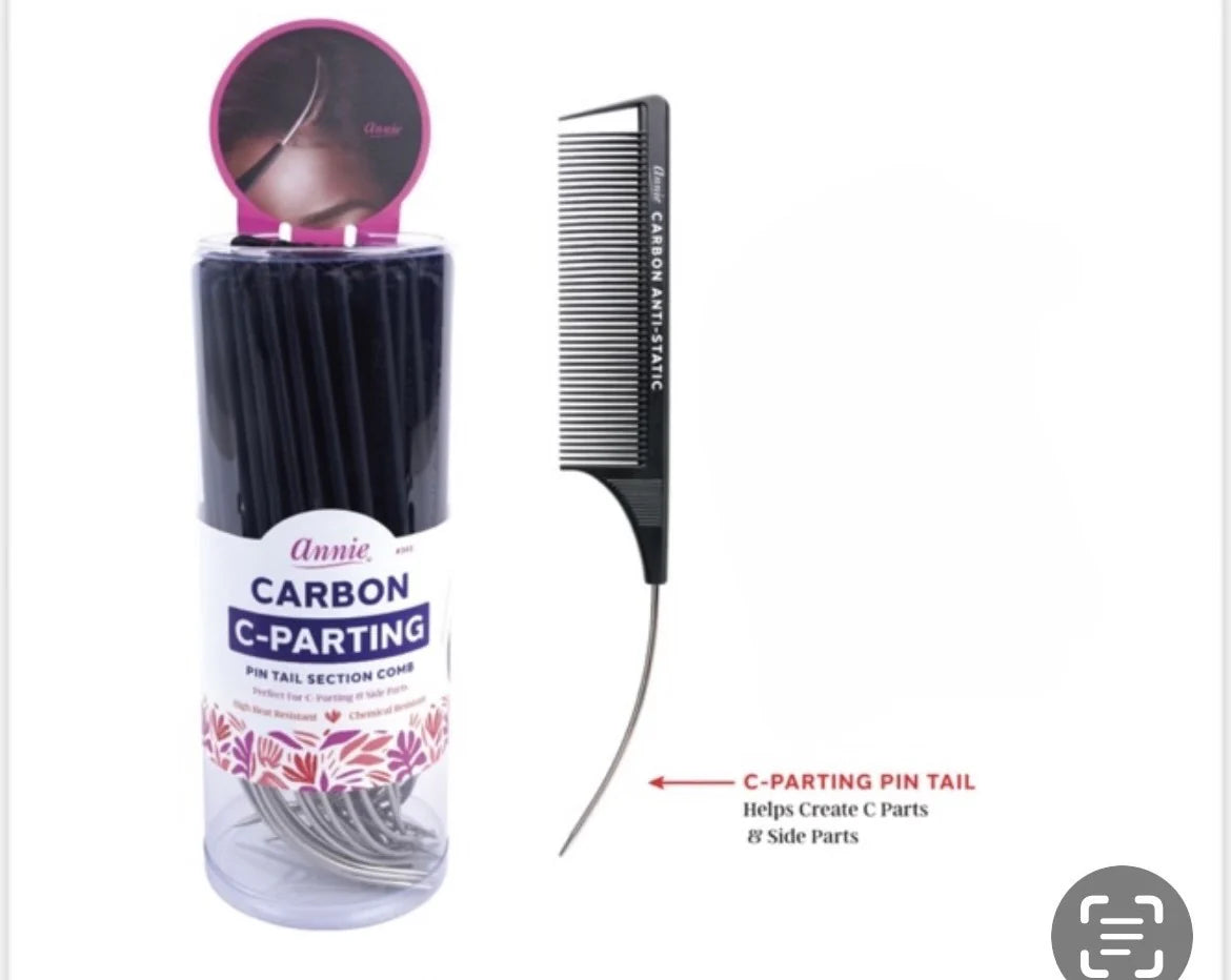 ANNIE CARBON C-PARTING PIN TAIL