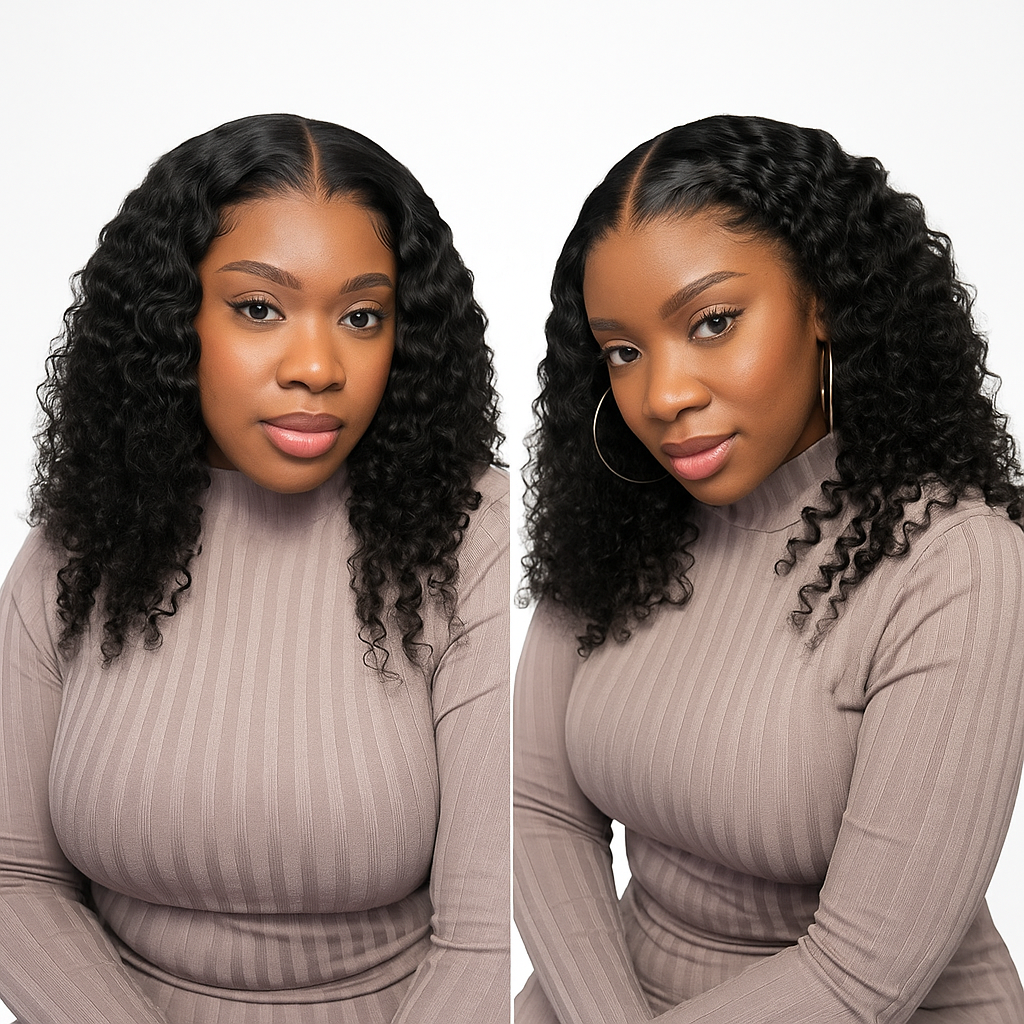 Nature Max Deep Wave 13x6 HD Lace Frontal Wig – Glueless &amp; Long Curly