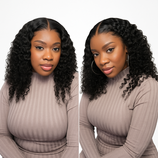 Nature Max Deep Wave 13x6 HD Lace Frontal Wig – Glueless &amp; Long Curly