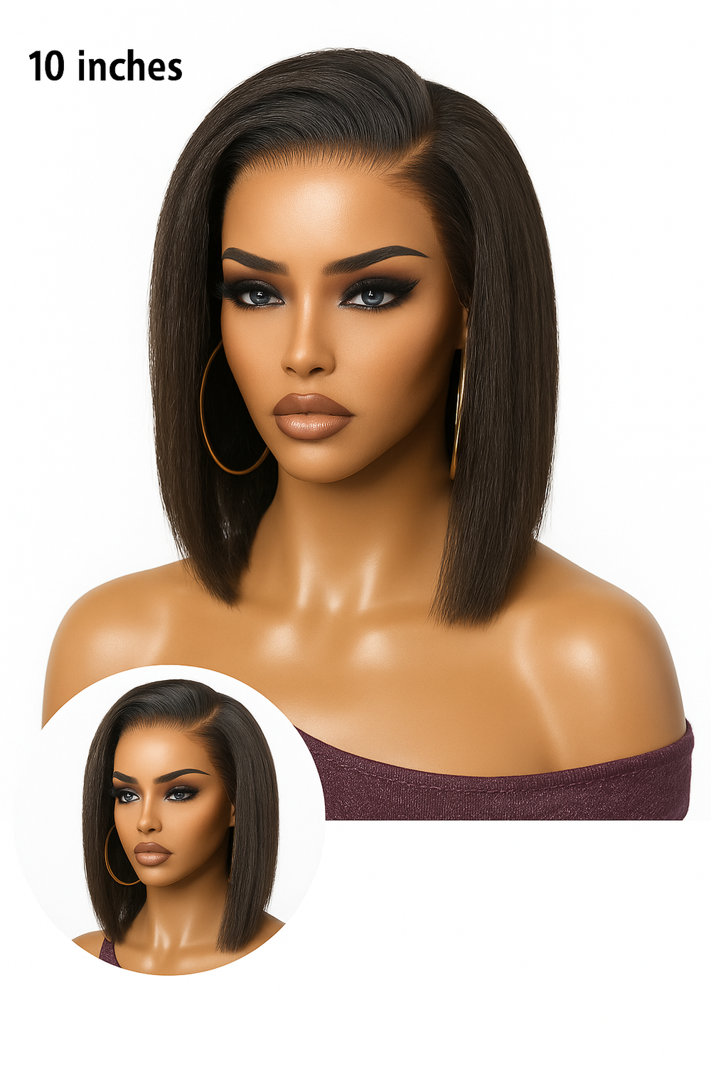 Blowout Vibes Wig – Kinky Straight Bob