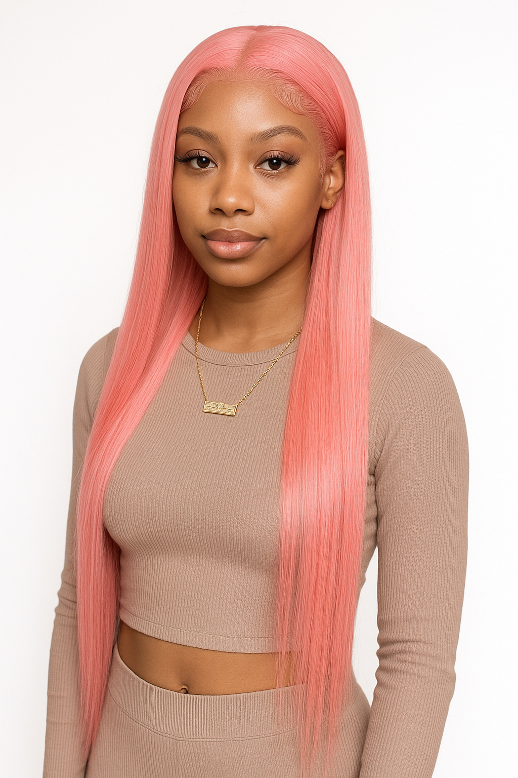 Cotton Candy Luxe Straight Wig – 13x4 HD Lace Frontal