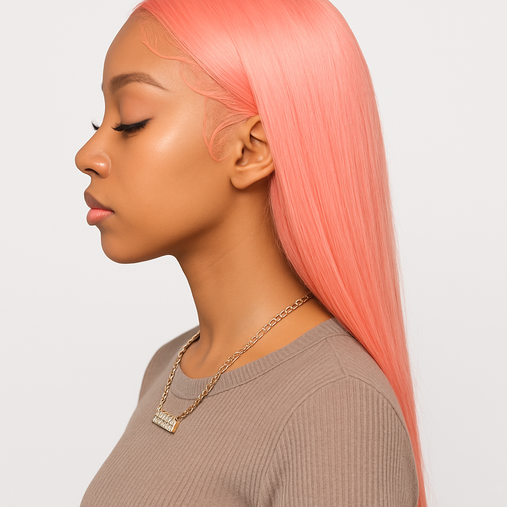 Cotton Candy Luxe Straight Wig – 13x4 HD Lace Frontal