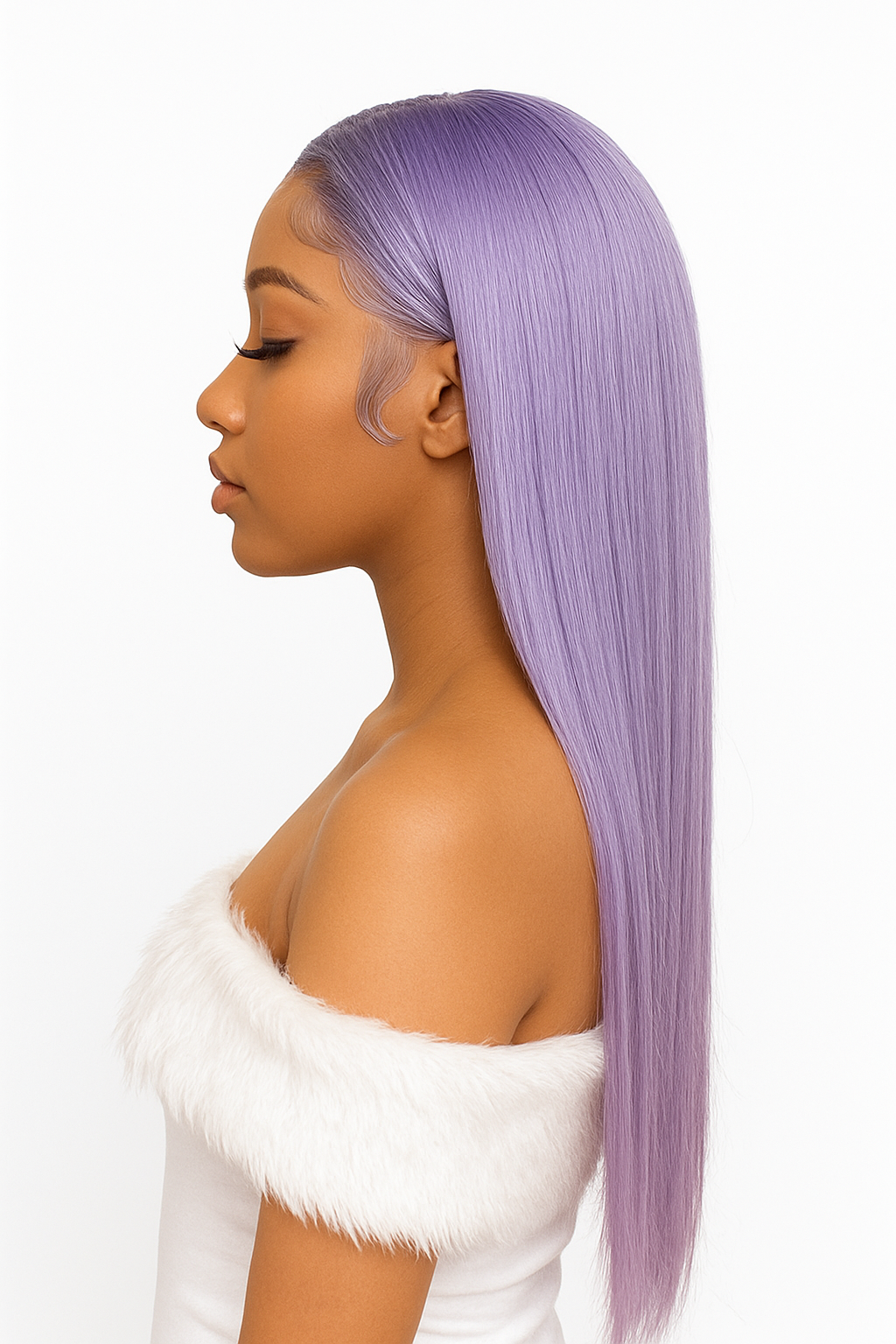 Royal Orchid Straight Wig – 13x4 Transparent Lace