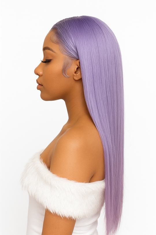 Royal Orchid Straight Wig – 13x4 Transparent Lace