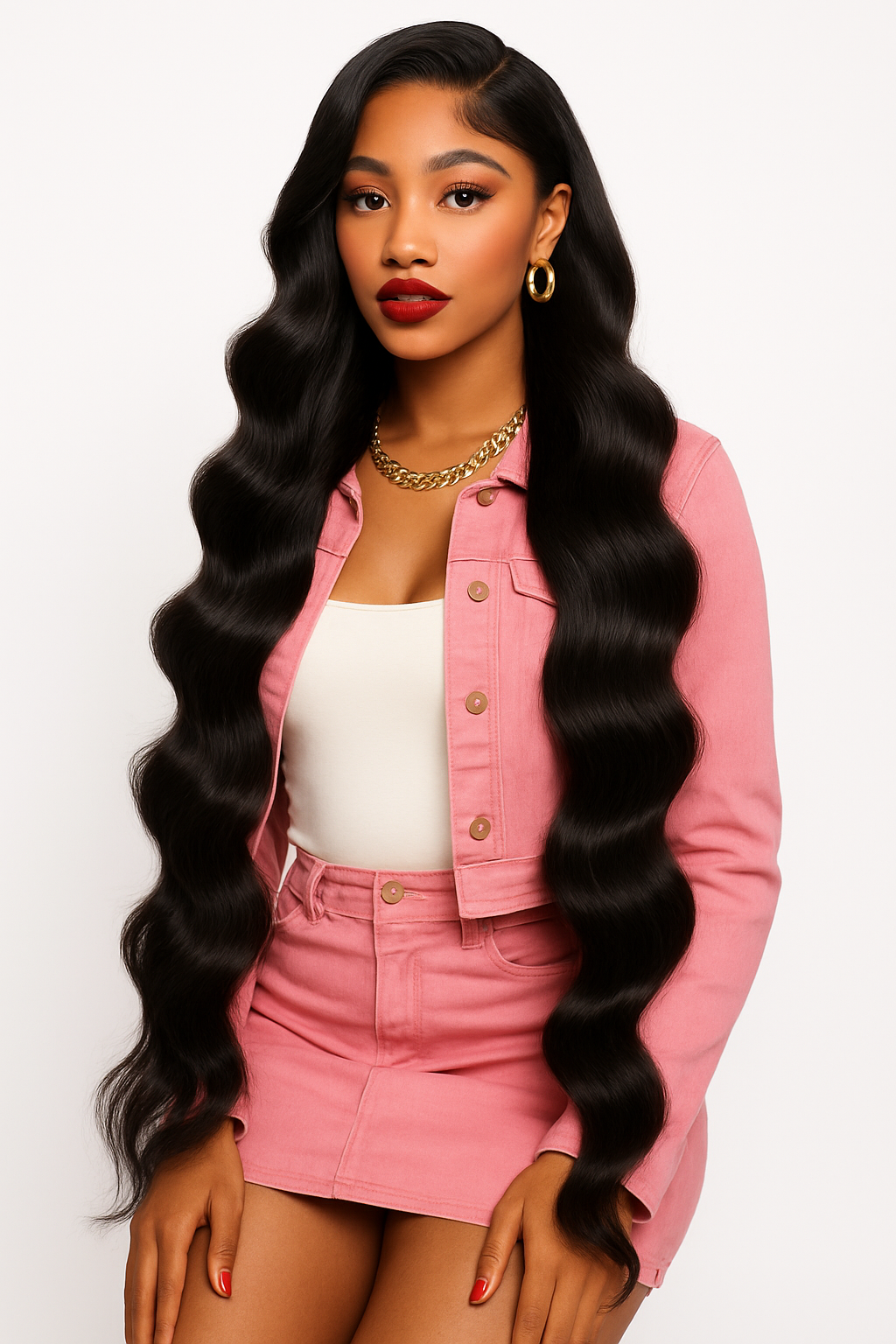 Bombshell Body Wave Wig – 13x4 Transparent Lace | 32”