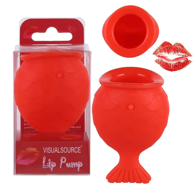 Lip Plumper Device Lip Filler Beauty Pump,Soft Silicone Pout Lips Enhancer