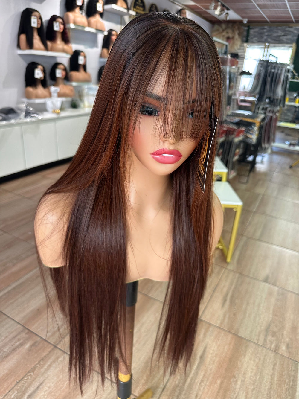 Mocha Fringe Silk