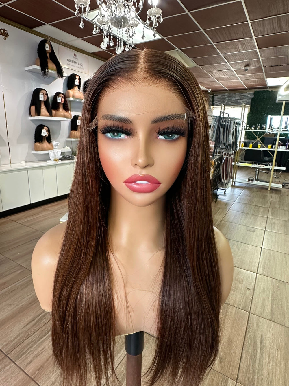 Toffee Luxe Straight HD Wig