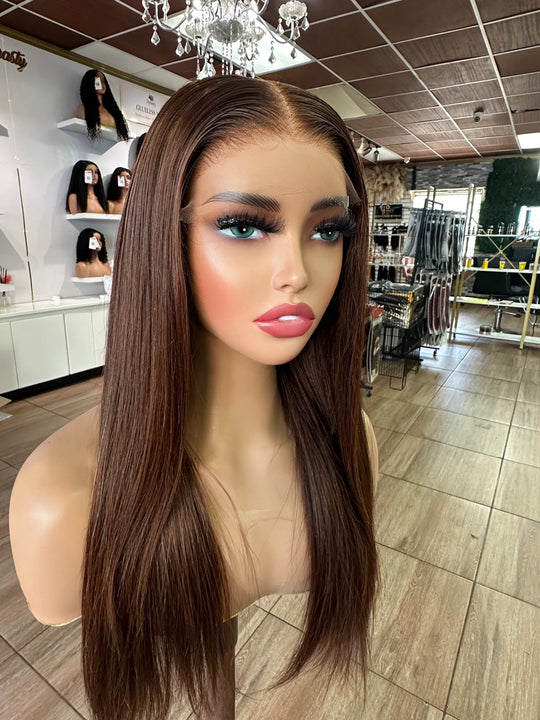 Toffee Luxe Straight HD Wig