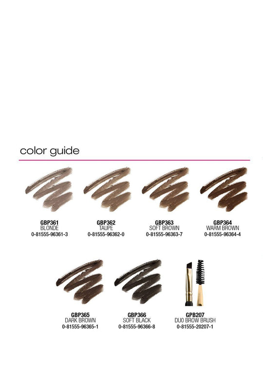 LA GIRL BROW POMADE SET