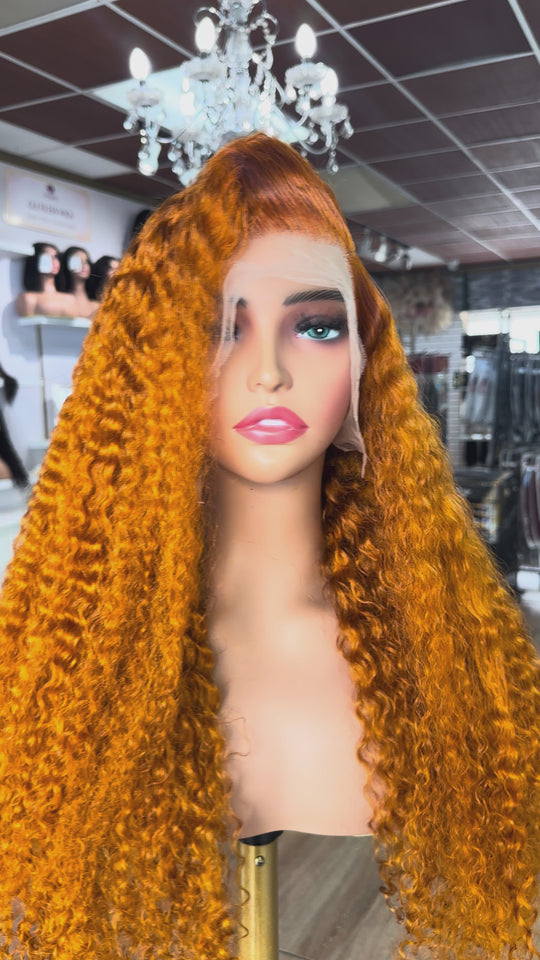 The Sienna — 13×6 Transparent Lace Curly Wig