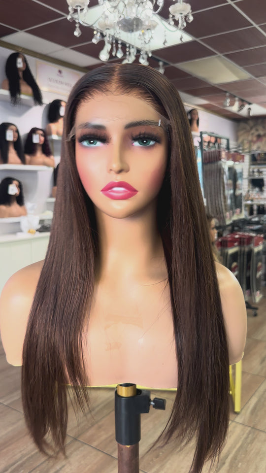 Toffee Luxe Straight HD Wig