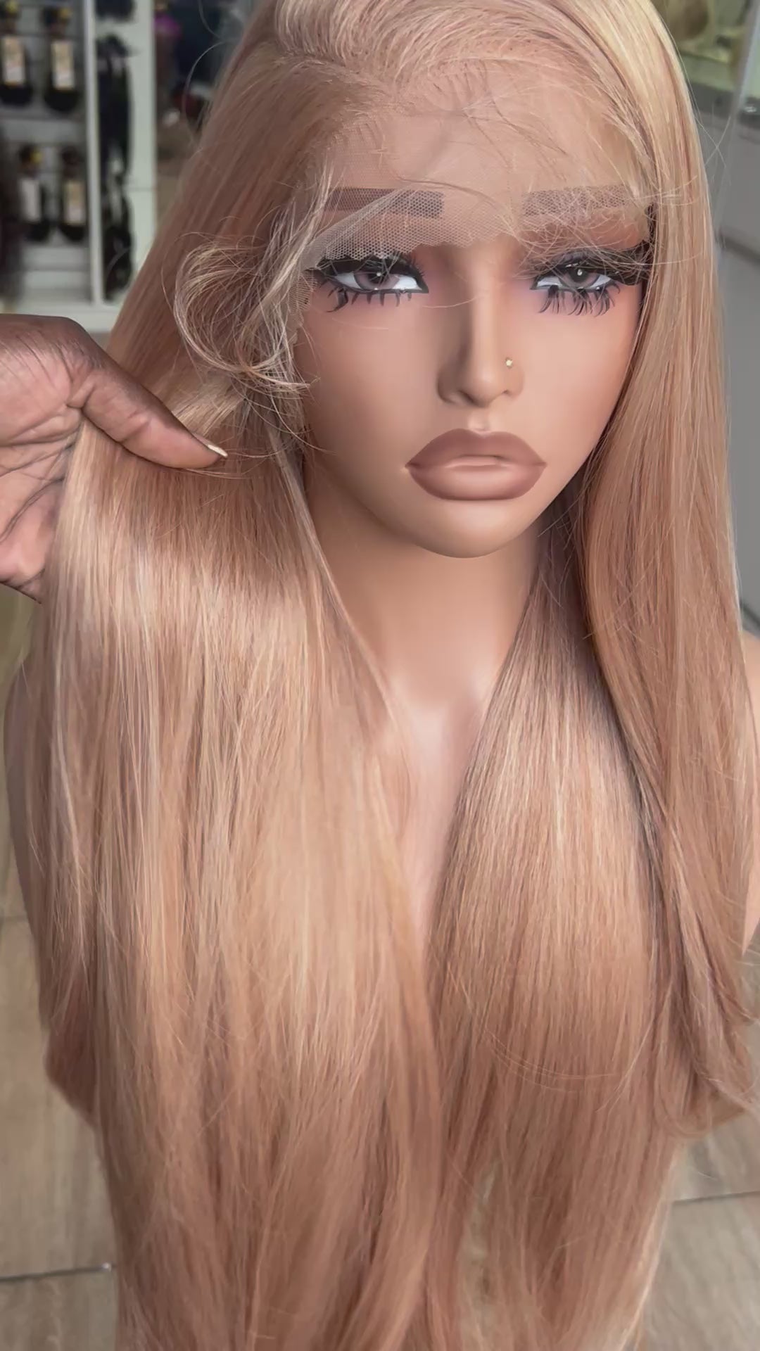 The Rosalie – Blush Blonde Straight
