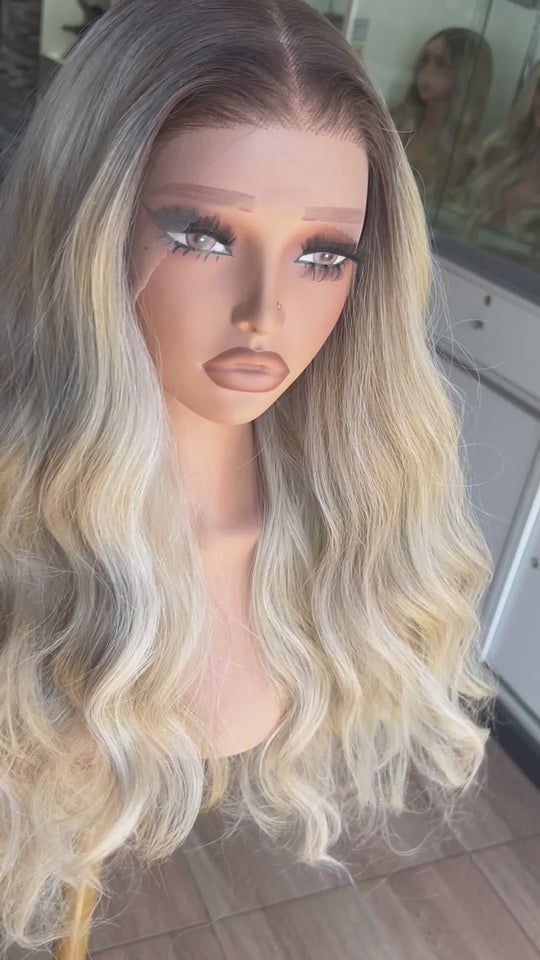 Island Blonde Waves – 360 Glueless Wig